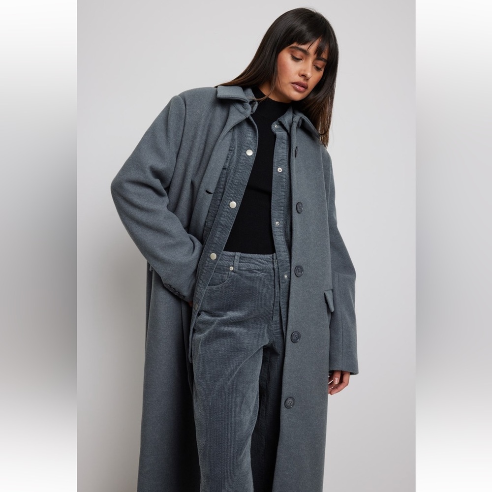 Big Shoulder Oversized Coat